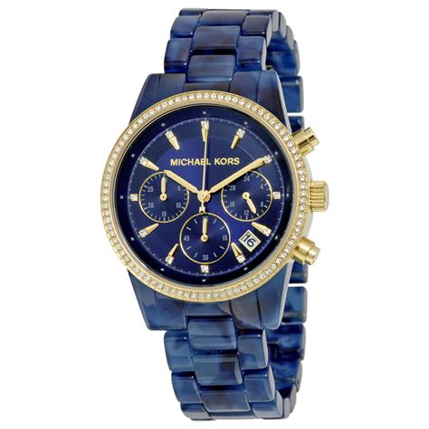 michael kors navy watch|michael kors watch original.